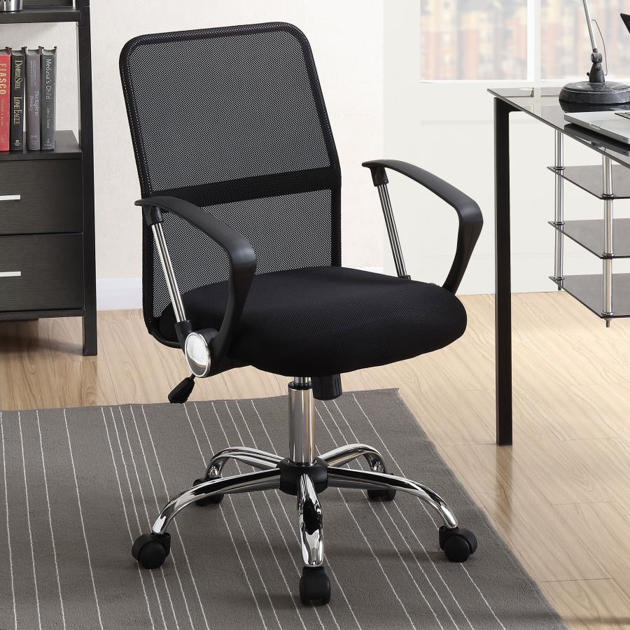 Gerta Black Office Chair - furniture place usa