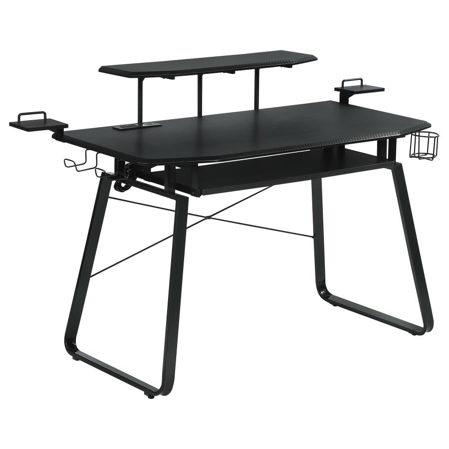 Alfie Black Gaming Desk - furniture place usa