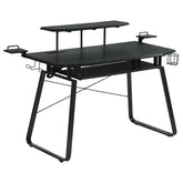 Alfie Black Gaming Desk - furniture place usa