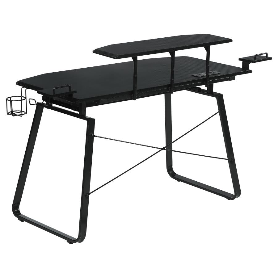 Alfie Black Gaming Desk - furniture place usa
