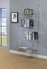 Amaturo Clear Bookcase - furniture place usa