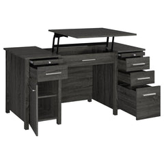 Dylan Grey Lift Top Computer Desk - furniture place usa