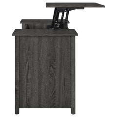 Dylan Grey Lift Top Computer Desk - furniture place usa
