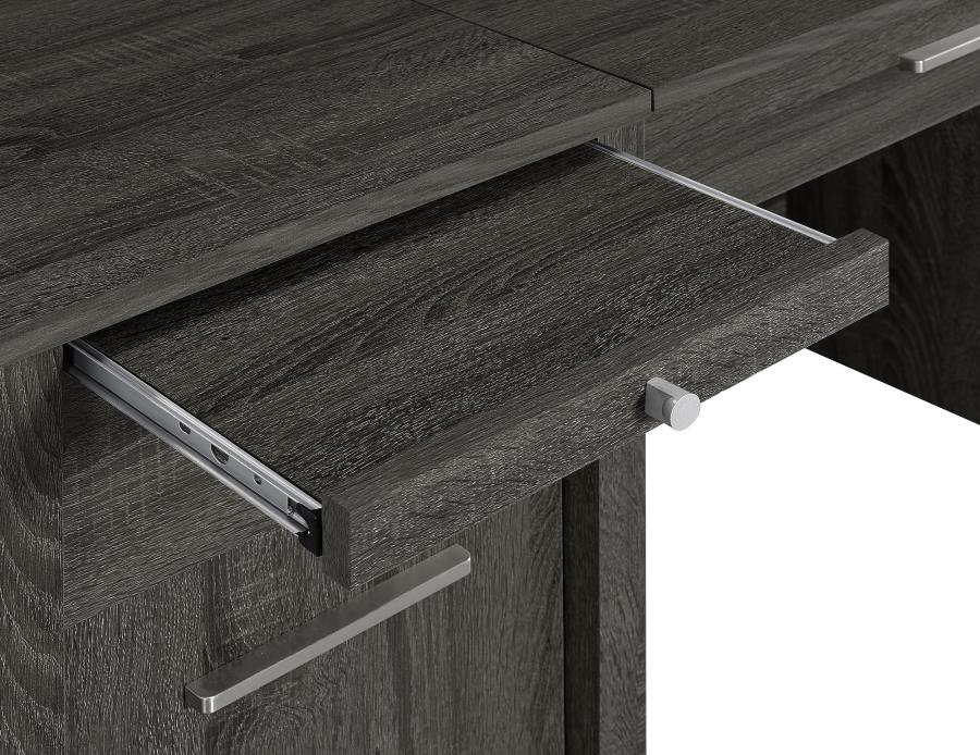 Dylan Grey Lift Top Computer Desk - furniture place usa