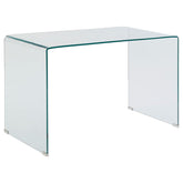 Ripley Clear Writing Desk - furniture place usa