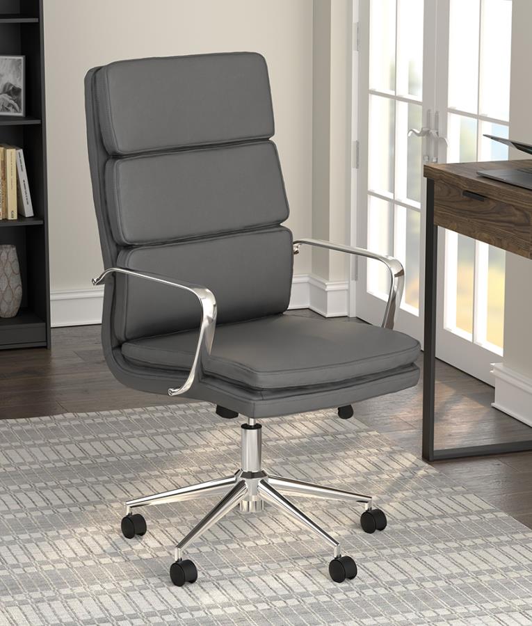 Ximena Grey Office Chair - furniture place usa