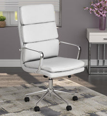 Ximena White Office Chair - furniture place usa