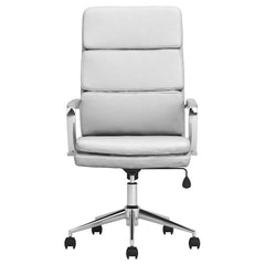 Ximena White Office Chair - furniture place usa