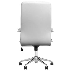 Ximena White Office Chair - furniture place usa