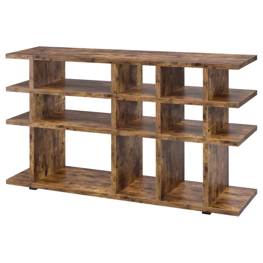 Santos Brown Console Bookcase - furniture place usa
