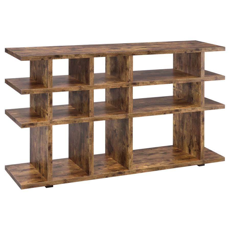 Santos Brown Console Bookcase - furniture place usa