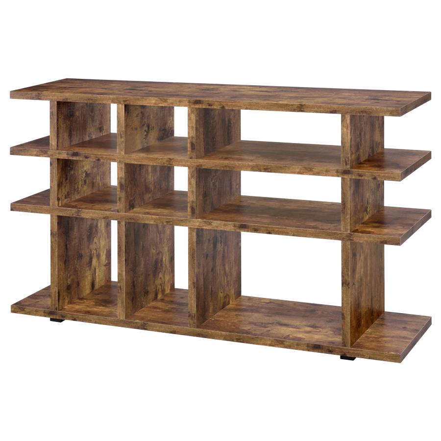 Santos Brown Console Bookcase - furniture place usa