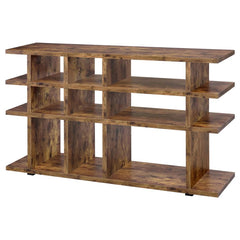 Santos Brown Console Bookcase - furniture place usa