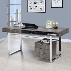 Whitman Grey Computer Desk - furniture place usa