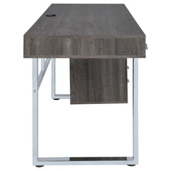 Whitman Grey Computer Desk - furniture place usa
