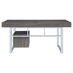 Whitman Grey Computer Desk - furniture place usa