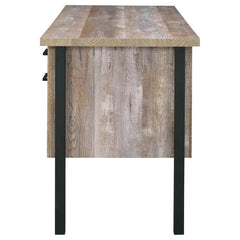 Samson Brown Computer Desk - furniture place usa