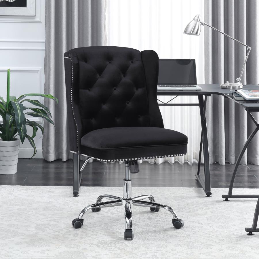 Julius Black Office Chair - furniture place usa