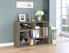 Velma Grey Bookcase / Tv Stand - furniture place usa
