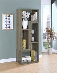 Velma Grey Bookcase / Tv Stand - furniture place usa
