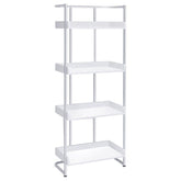 Ember White Bookcase - furniture place usa