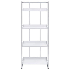 Ember White Bookcase - furniture place usa