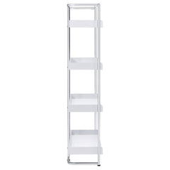Ember White Bookcase - furniture place usa