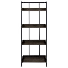 Ember Black Bookcase - furniture place usa