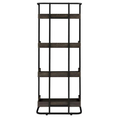 Ember Black Bookcase - furniture place usa