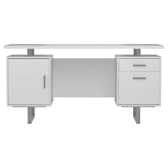 Lawtey White Computer Desk - furniture place usa