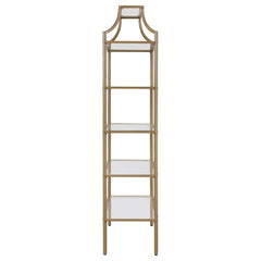Serena Gold Bookcase - furniture place usa
