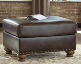 Nicorvo Ottoman - furniture place usa