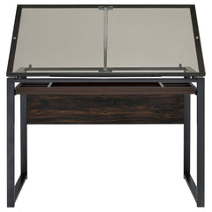 Pantano Grey Drafting Desk - furniture place usa