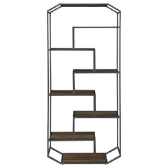 Leland Brown Bookcase - furniture place usa