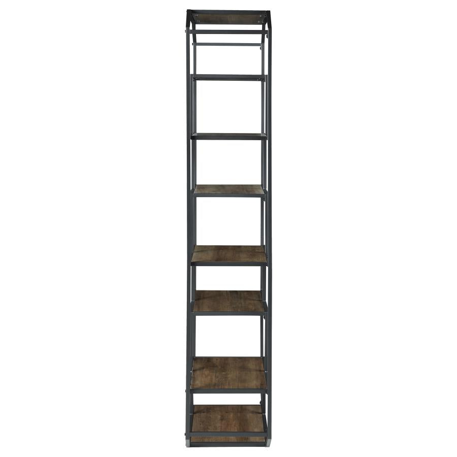 Leland Brown Bookcase - furniture place usa