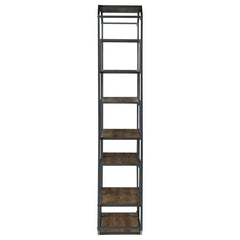 Leland Brown Bookcase - furniture place usa