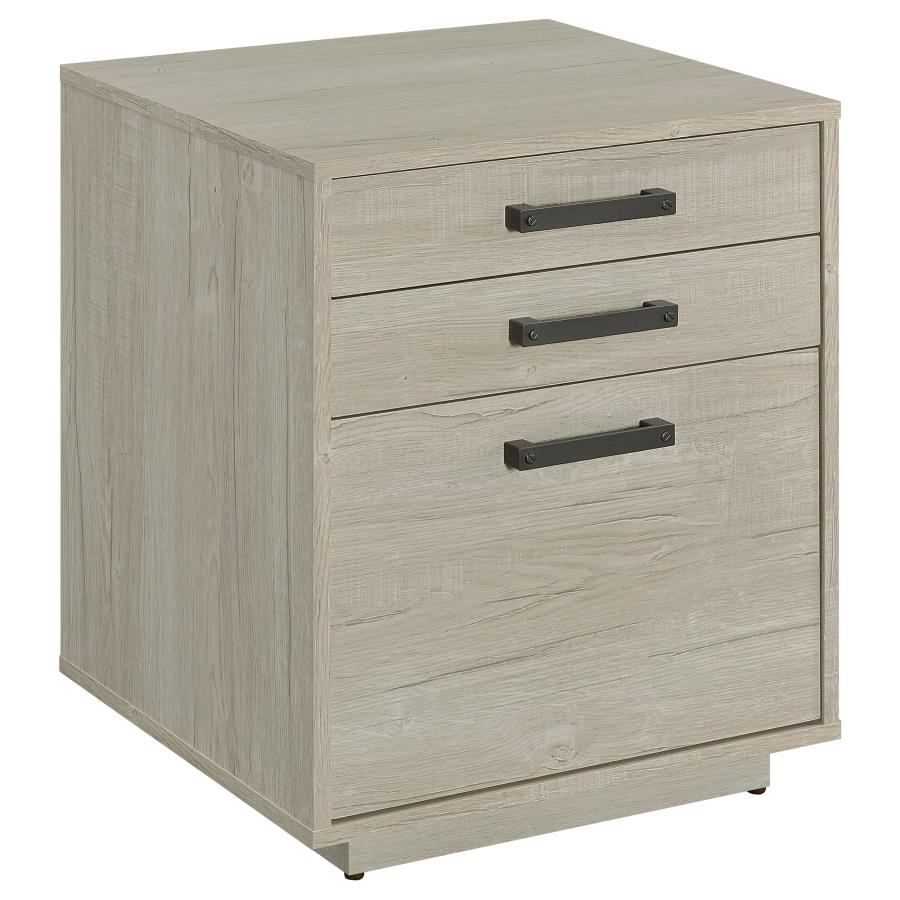 Loomis Grey File Cabinet - furniture place usa