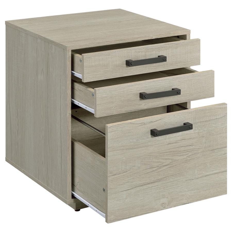 Loomis Grey File Cabinet - furniture place usa
