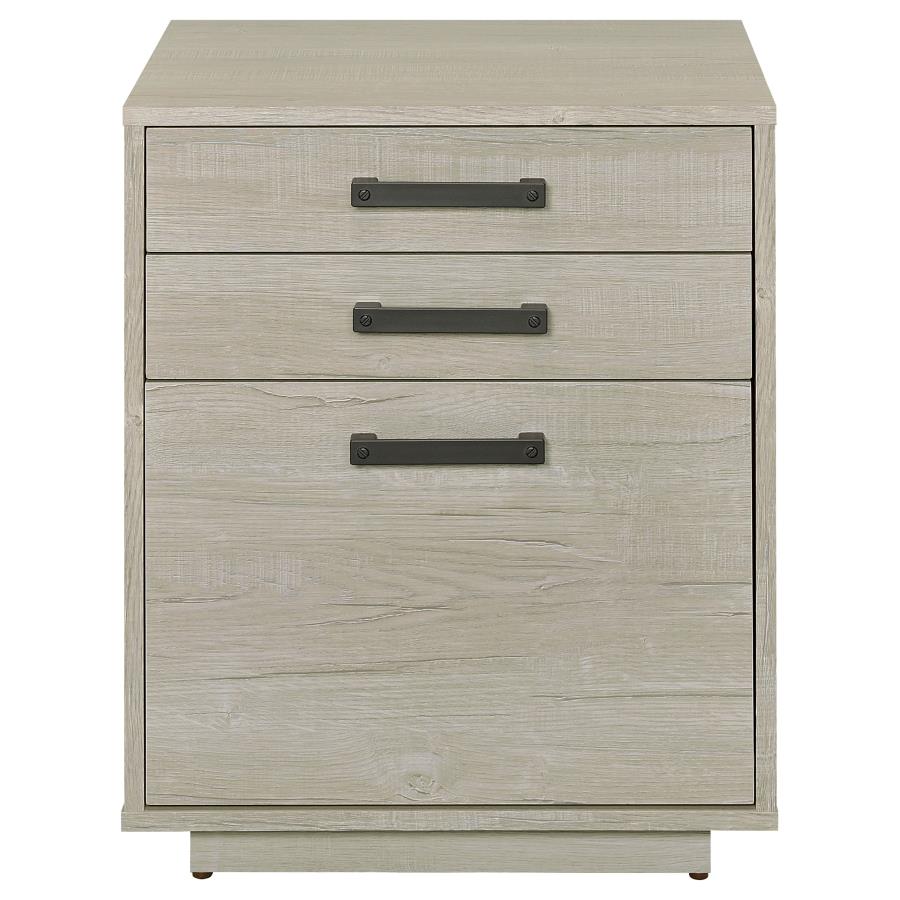 Loomis Grey File Cabinet - furniture place usa