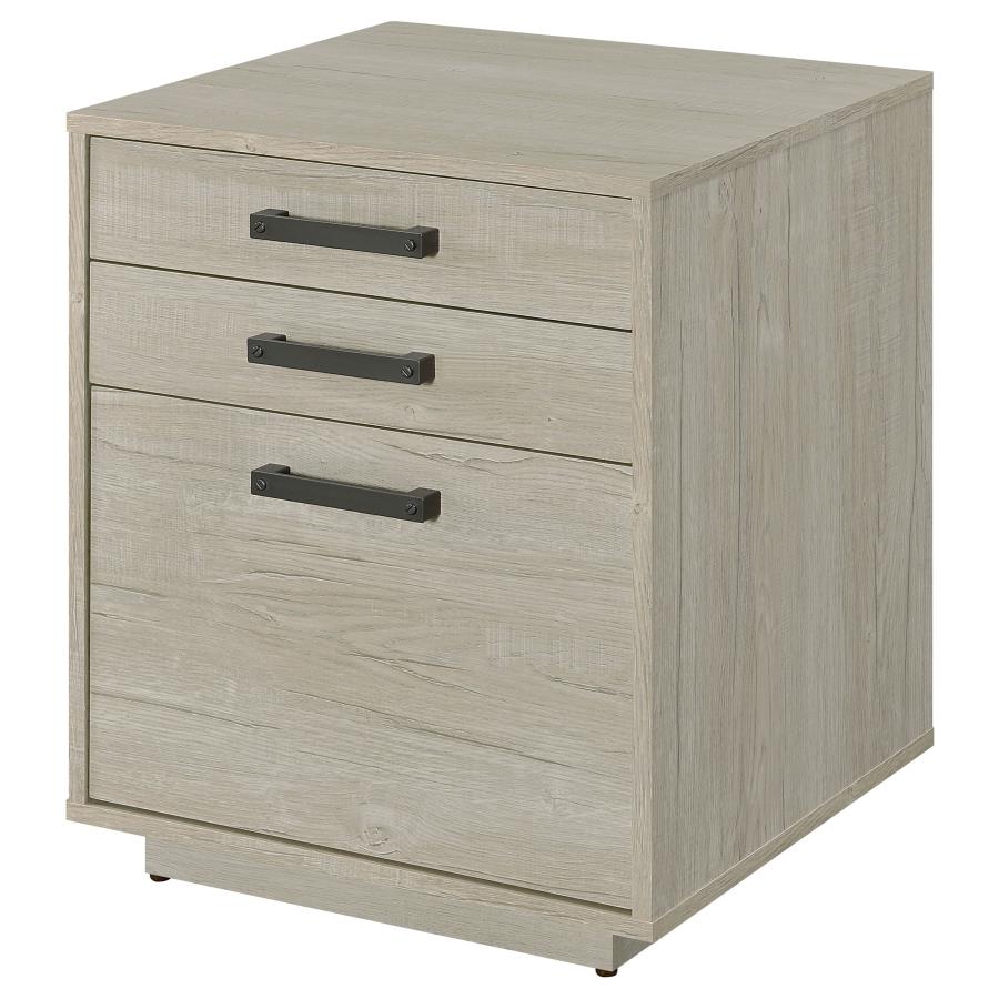 Loomis Grey File Cabinet - furniture place usa