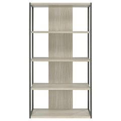 Loomis Grey Bookcase - furniture place usa