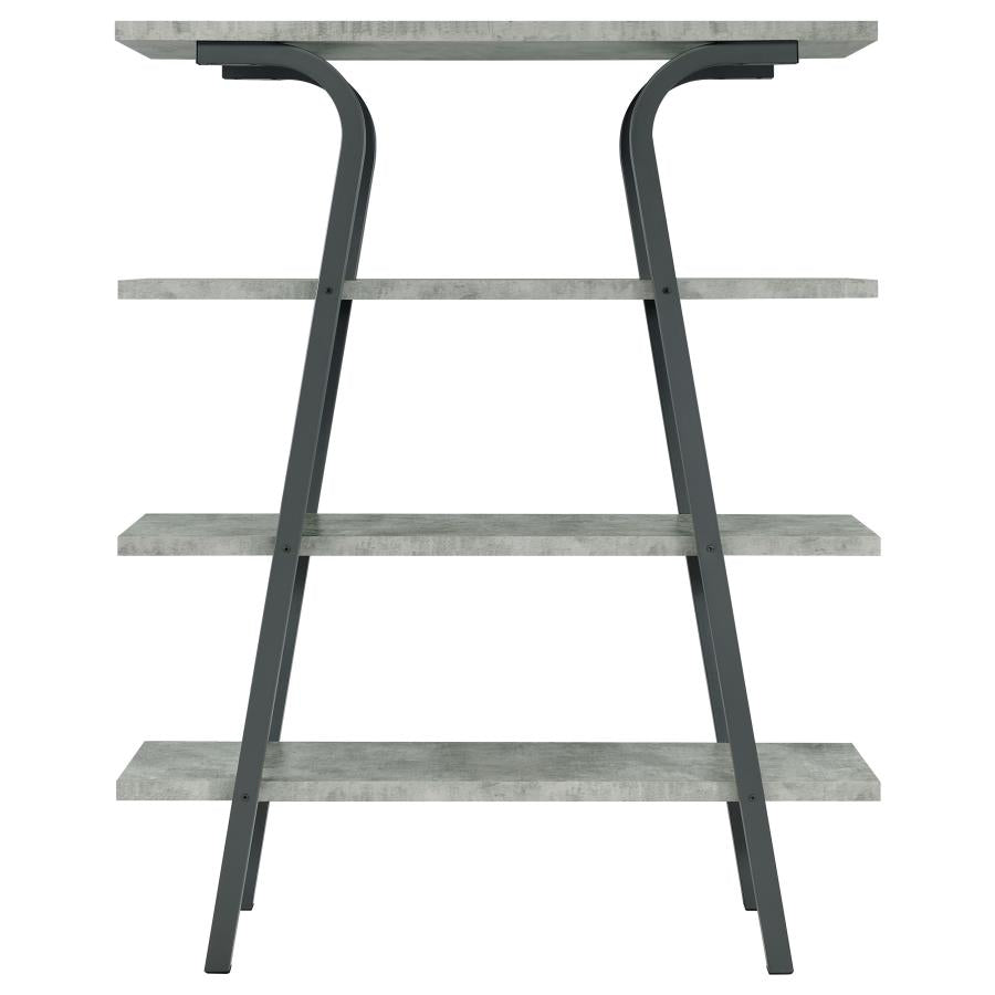 Tatum Grey Bookcase - furniture place usa