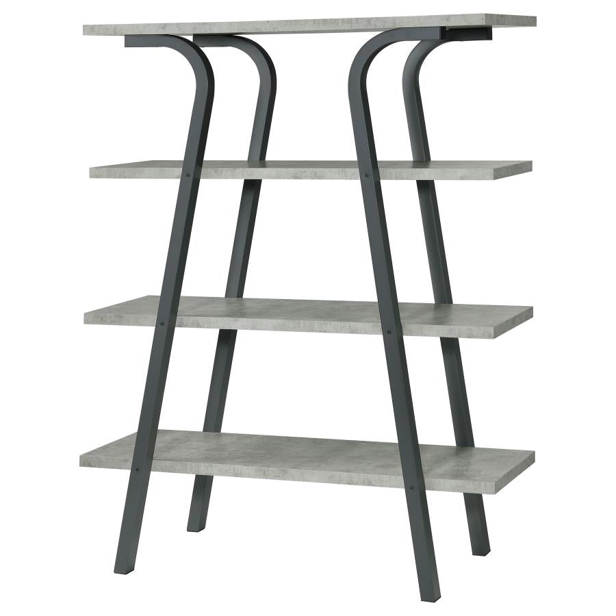 Tatum Grey Bookcase - furniture place usa
