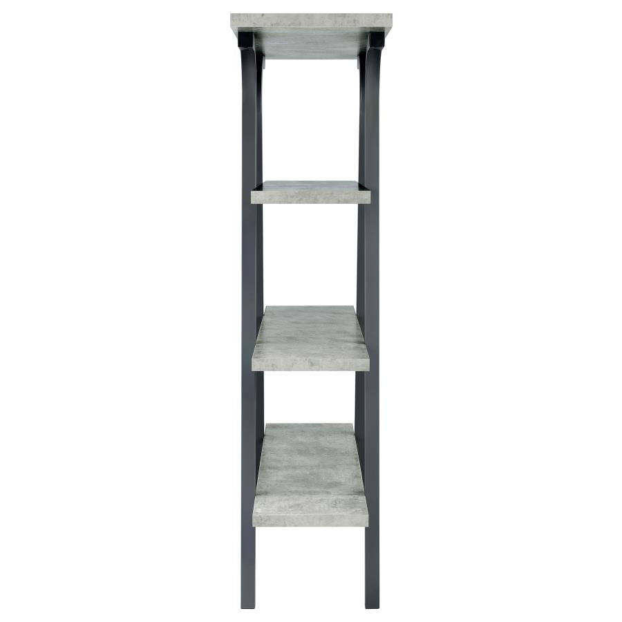 Tatum Grey Bookcase - furniture place usa
