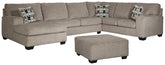Ballinasloe 3-Piece Sectional with Ottoman - PKG001772 - furniture place usa