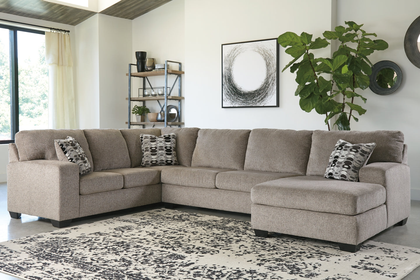 Ballinasloe 3-Piece Sectional with Chaise - 80703S2 - furniture place usa