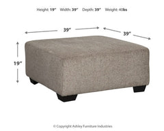 Ballinasloe Oversized Ottoman - furniture place usa