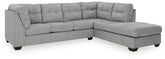 Falkirk 2-Piece Sectional with Chaise and Sleeper - 80804S4 - furniture place usa