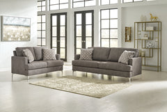 Arcola Sofa and Loveseat - furniture place usa