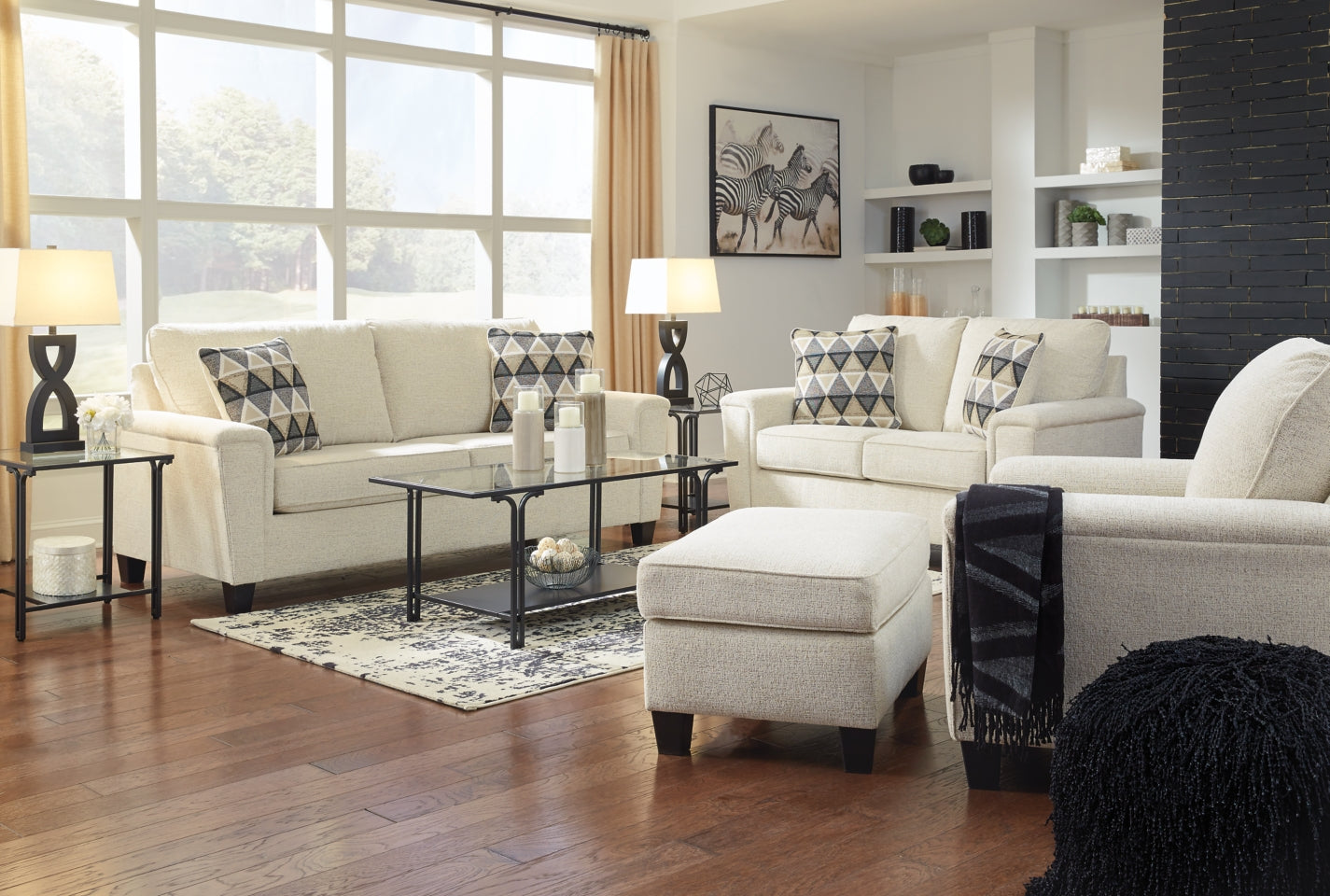 Abinger Sofa, Loveseat and Chair - furniture place usa